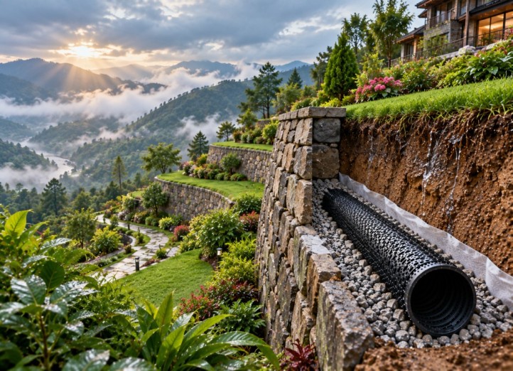 Landscape Drainage Pipe for garden and underground drainage applications