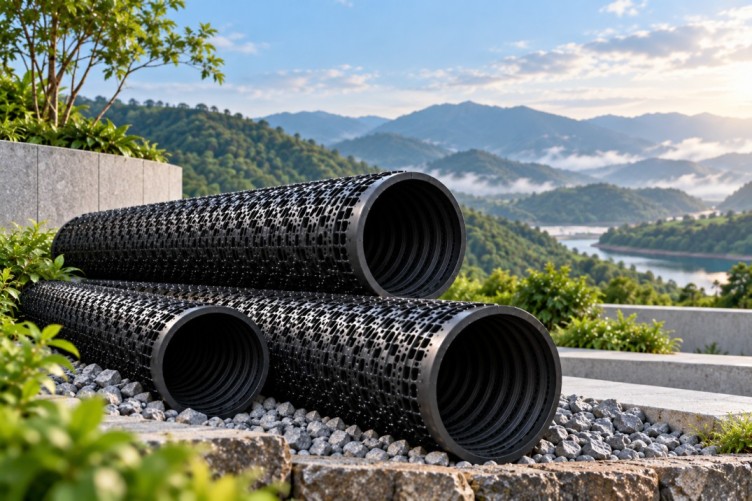 HDPE subsoil drainage pipe system