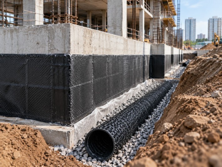 Construction industry underground drainage solutions