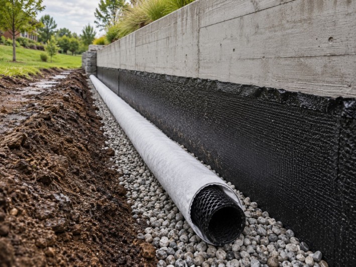 Perforated Underground Drainage Pipe manufactured by SSD Pipes