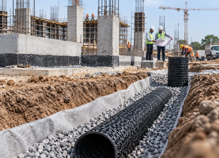 Subsoil drainage solutions for infrastructure projects